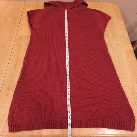 Express Sweater Dress Short Sleeve Cowl Neck Cable Knit Size medium - Picture 16 of 16